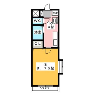 プレステージ24【3階】の間取り
