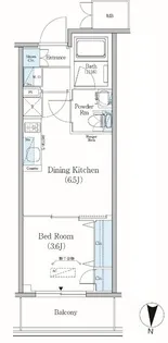 アーバネックス錦糸町【5階】の間取り