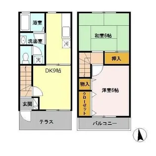 エーデルハイムスズキ Bの間取り