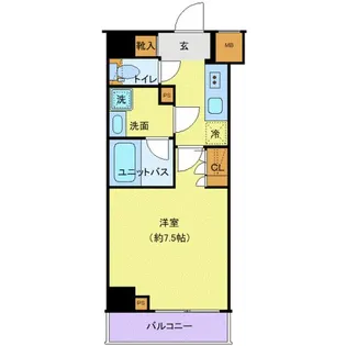 クレヴィスタ浮間舟渡【8階】の間取り