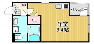 大阪府大阪市旭区清水5【アパート】の間取り