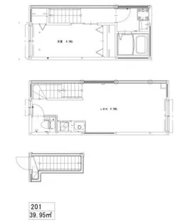 ソルナクレイシア三鷹II【3階】の間取り