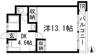 カーサモンド【1階】の間取り