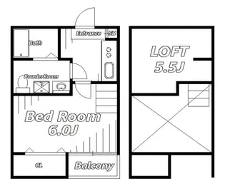 プランドールM【1階】の間取り