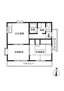 神奈川県横浜市中区北方町2【アパート】の間取り