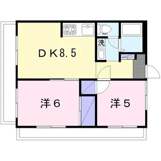 桜ヶ丘東和マンション【5階】の間取り