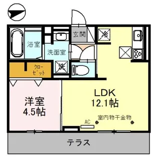 dan( )【1階】の間取り