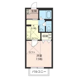 Sunny Climb/サニークライム【SHM】【2階】の間取り