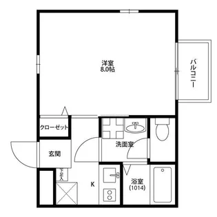 アムール シュシュII【1階】の間取り