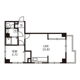 イーハトーヴ・ムトー【6階】の間取り