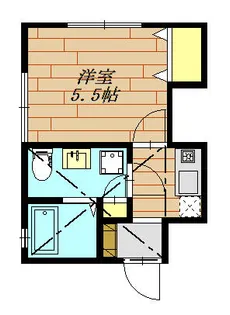 ルクソーレ子安【2階】の間取り