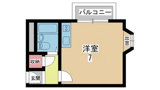 大阪府豊中市服部豊町2【マンション】の間取り