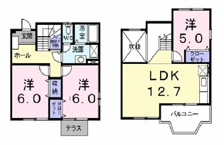ノワ・シュクレの間取り