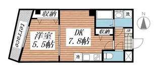 ゴールドスター【1階】の間取り