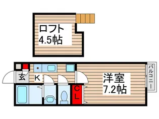 メイプルヒルズ常盤平【1階】の間取り