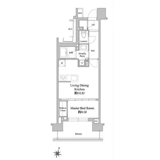 ドゥーエ西馬込【5階】の間取り