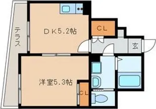 South One【1階】の間取り