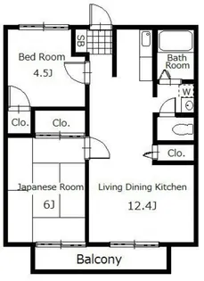 ファミール田倉【2階】の間取り