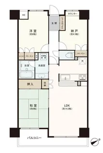 サンクタス西新井【2階】の間取り