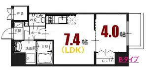 広島県広島市中区富士見町【マンション】の間取り