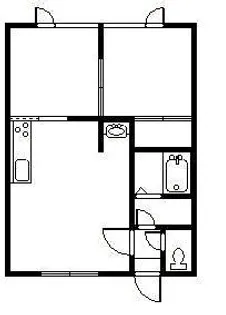 フローラルハイツ【1階】の間取り