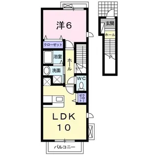 神奈川県座間市東原3【アパート】の間取り