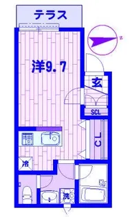 Latte Libro【3階】の間取り