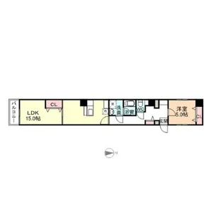 ターミナルハイツ【6階】の間取り