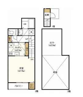 Azul長町【2階】の間取り
