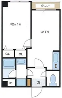 ハイライフ五岳【2階】の間取り