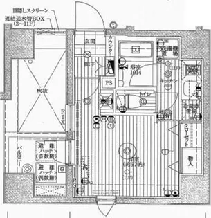 ブライズ森下リベラ【4階】の間取り
