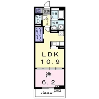ル・グランボヌール【1階】の間取り