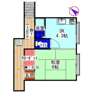 コートハイム【2階】の間取り