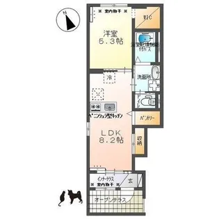 ヴィエナ【1階】の間取り