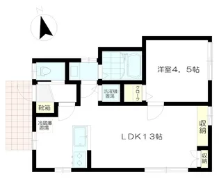 バンガードハウス【1階】の間取り