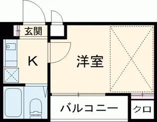シティパレスJR郡山駅前P2【4階】の間取り