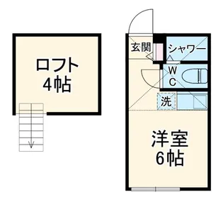 ユナイト千年アンデルセン【2階】の間取り