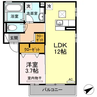 ガルテンベルク【1階】の間取り