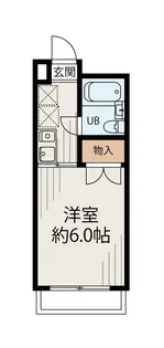 フラワーハイツC【3階】の間取り