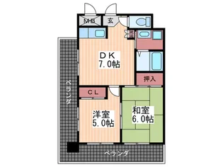 三沢ビル【7階】の間取り