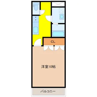 ゼファー【2階】の間取り