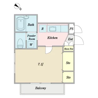 エアル【1階】の間取り