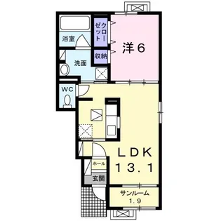 アナリーザ II【1階】の間取り