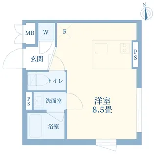 WIT三軒茶屋【3階】の間取り