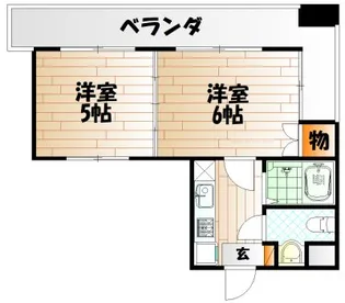 ロイヤルキャッスル【8階】の間取り