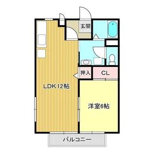 サンビレッジ南一色【2階】の間取り