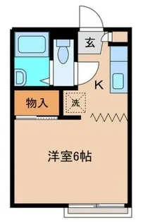 メイプルハイツ【2階】の間取り