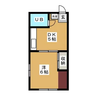 ユニティオカムラ【1階】の間取り