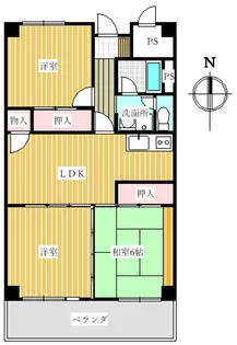 アーバン茜【8階】の間取り