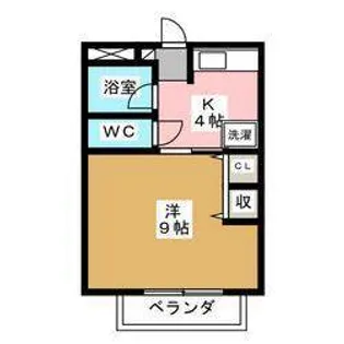 サープラスジュン【1階】の間取り